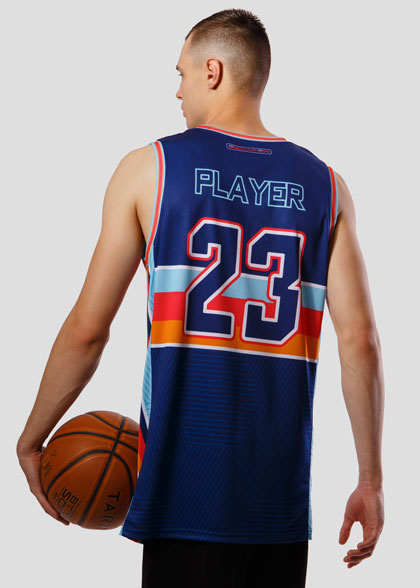 Баскетбольная майка с лампасом BSK-A12.1-SUBL